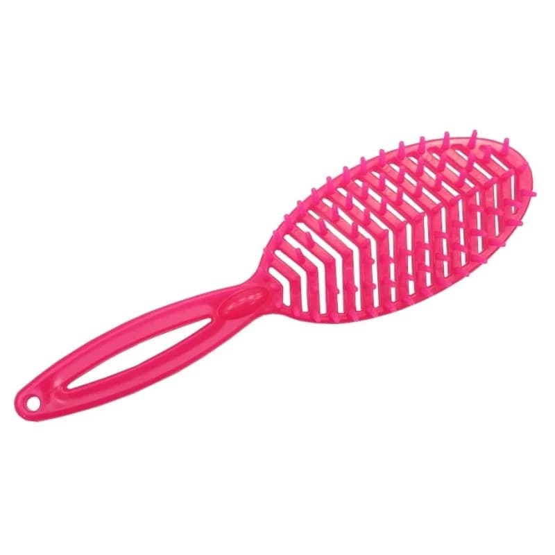 ESCOVA CABELO KATY FLEX OVAL ROSA