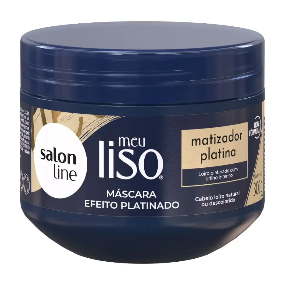 MASCARA SALON LINE MEU LISO 300G LOIRO PLATINADO