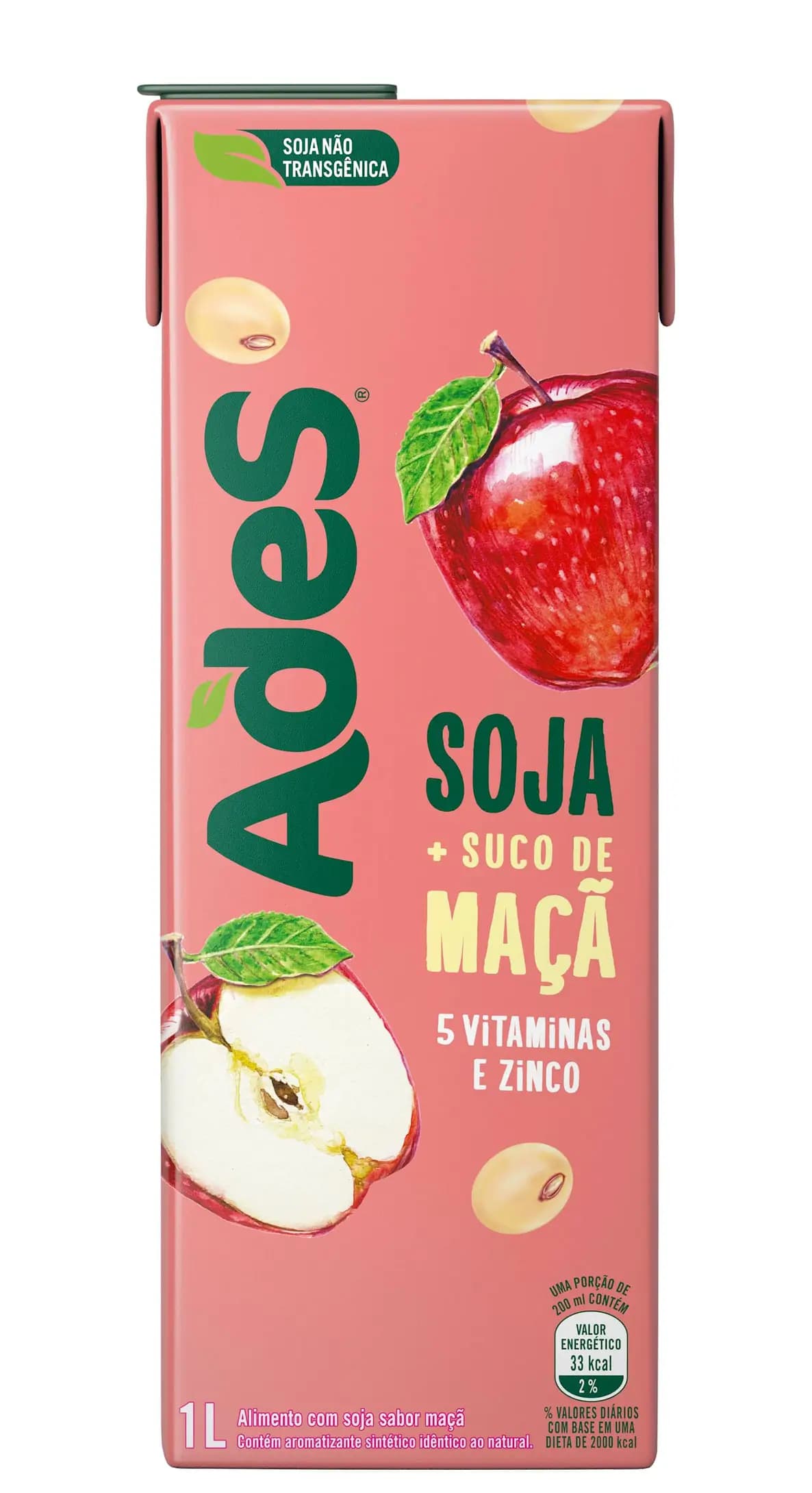 BEB SOJA ADES 1L MACA