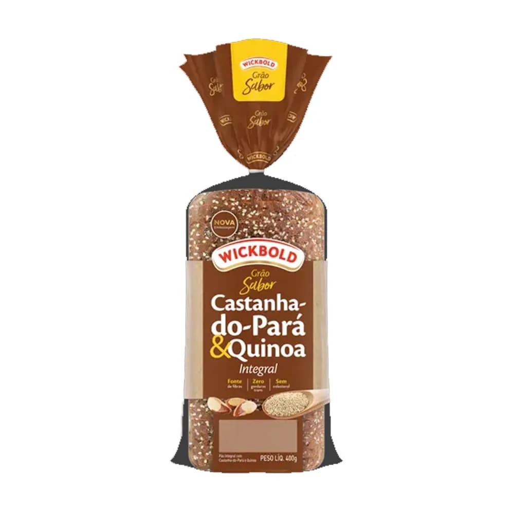 PAO FORMA WICKBOLD CASTANHAQUINOA 400G