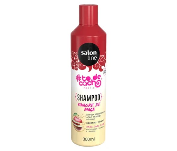 SHAMPOO SALON LINE 300ML TO DE CACHOS VINAGRE MACA