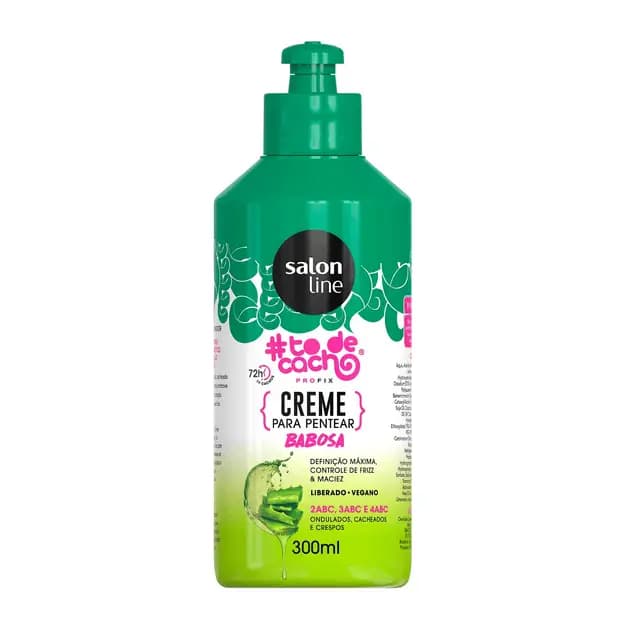 CREME PENTEAR SALON LINE 300ML CACHOS BABOSA