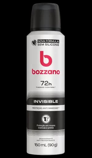 DESODORANTE AEROSOL BOZZANO 150ML INVISIBLE