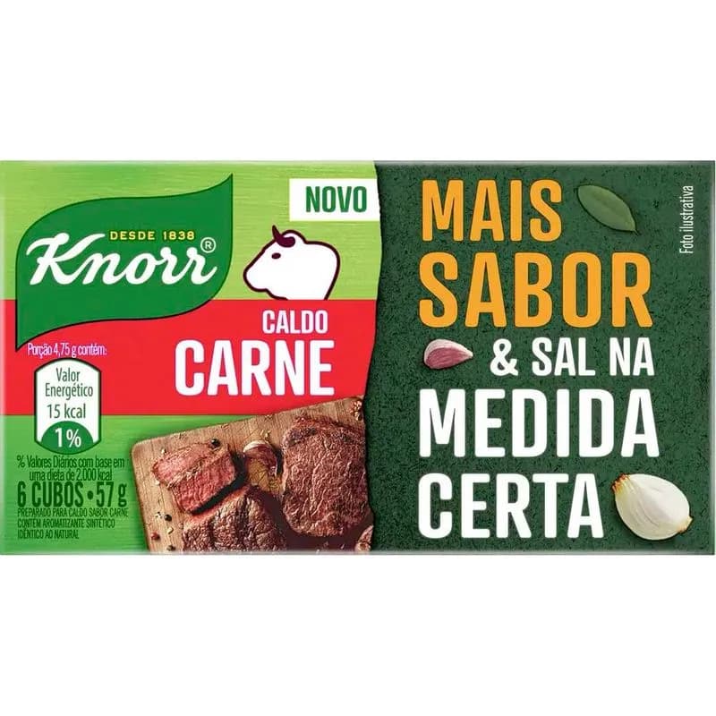 CALDO KNORR 57G CARNE