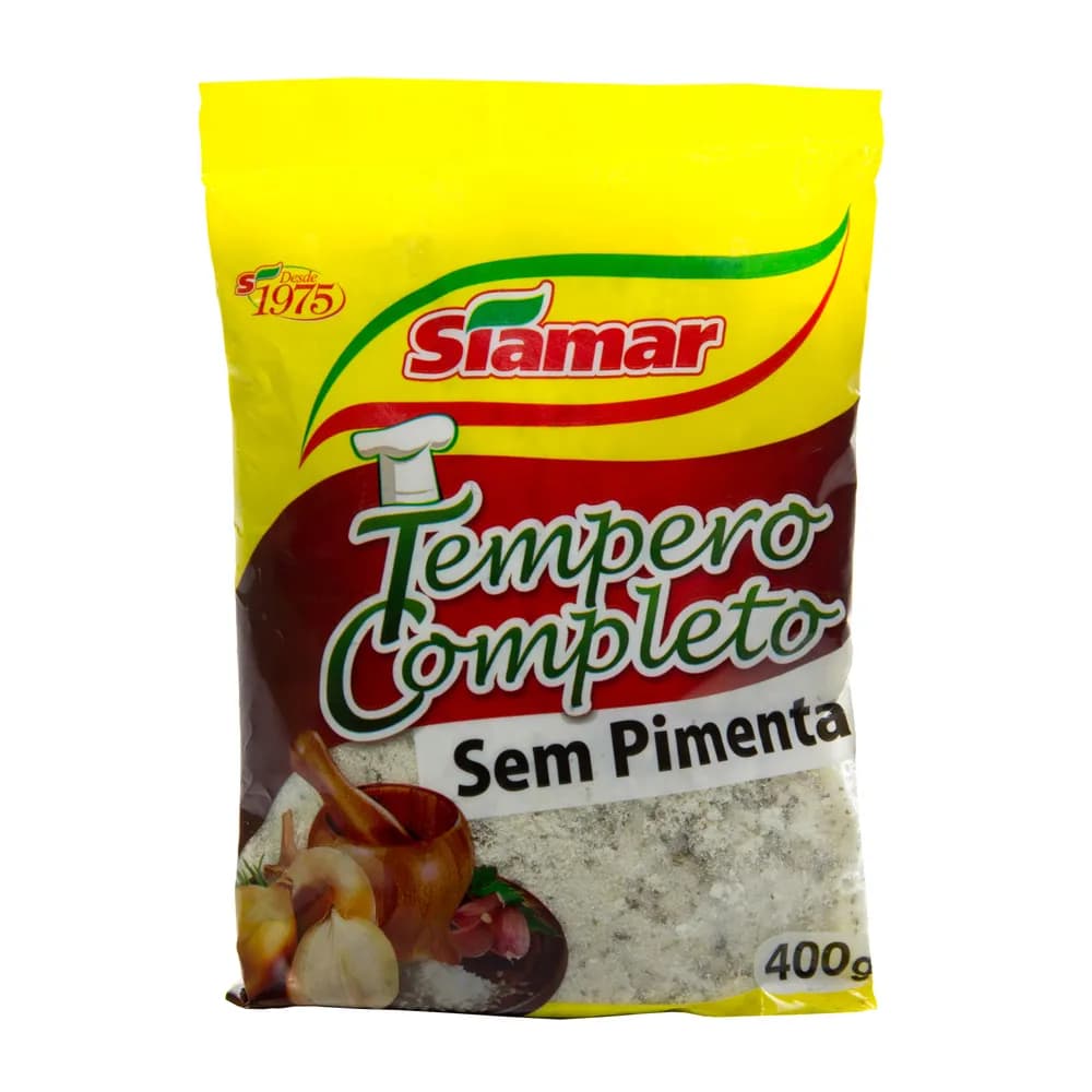 TEMPERO COMPLETO SIAMAR 400G SEM PIMENTA
