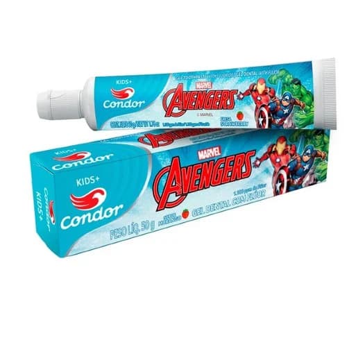 CREME DENTAL CONDOR 50G AVENGERS MORANGO