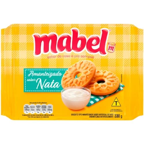 BISC MABEL AMANTEIGADO 330G NATA