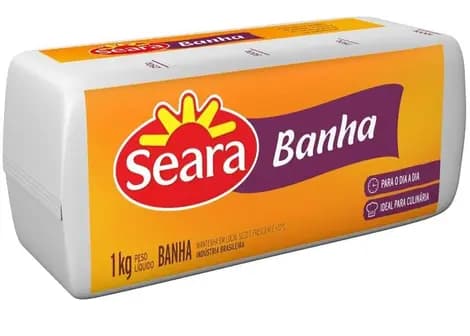 BANHA SUINA SEARA 1KG