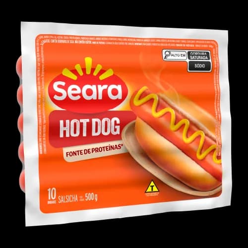 SALSICHA HOT DOG SEARA 500G