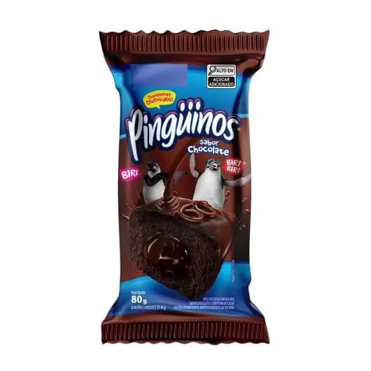 BOLINHO PINGUINO 80G TRIPLO CHOCOLATE