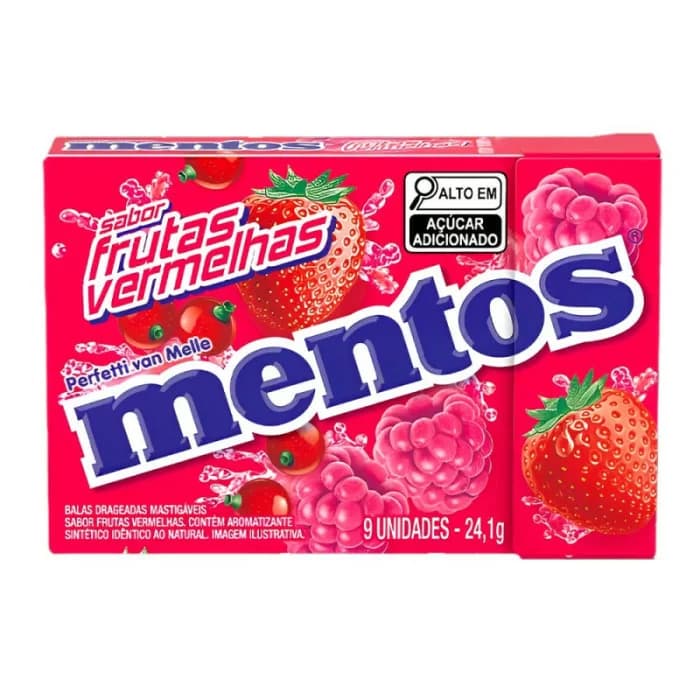 DROPS MENTOS 241G FRUTAS VERMELHAS