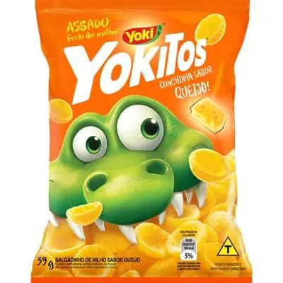 SALGADINHO YOKITOS 39G CONCHINHA QUEIJO