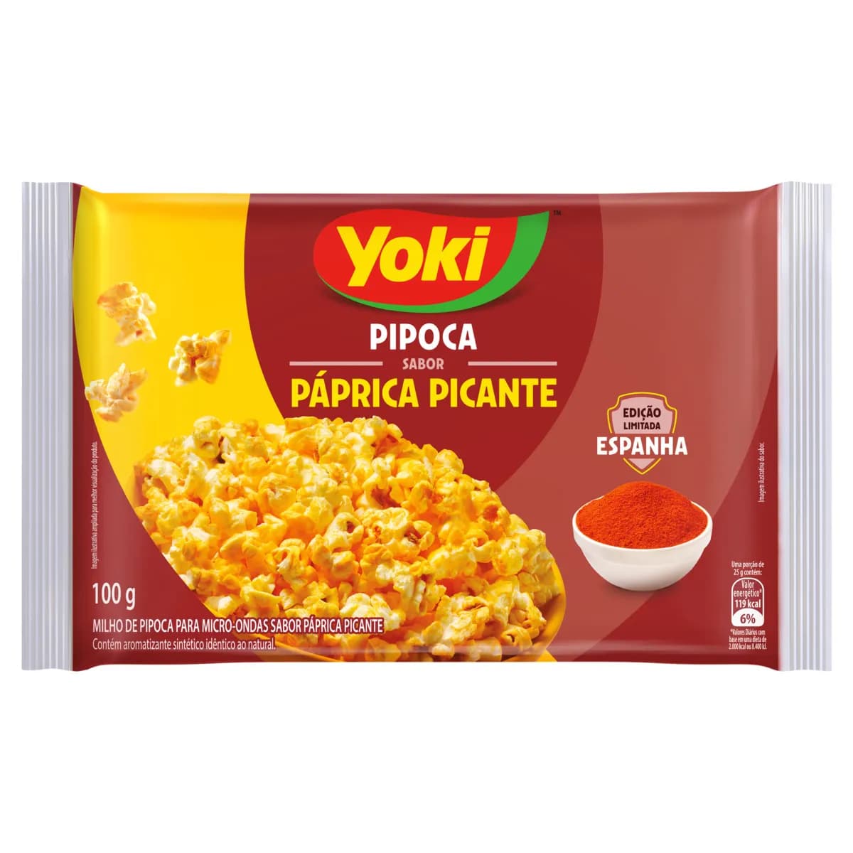 PIPOCA MICRO YOKI 100G PAPRICA PICANTE