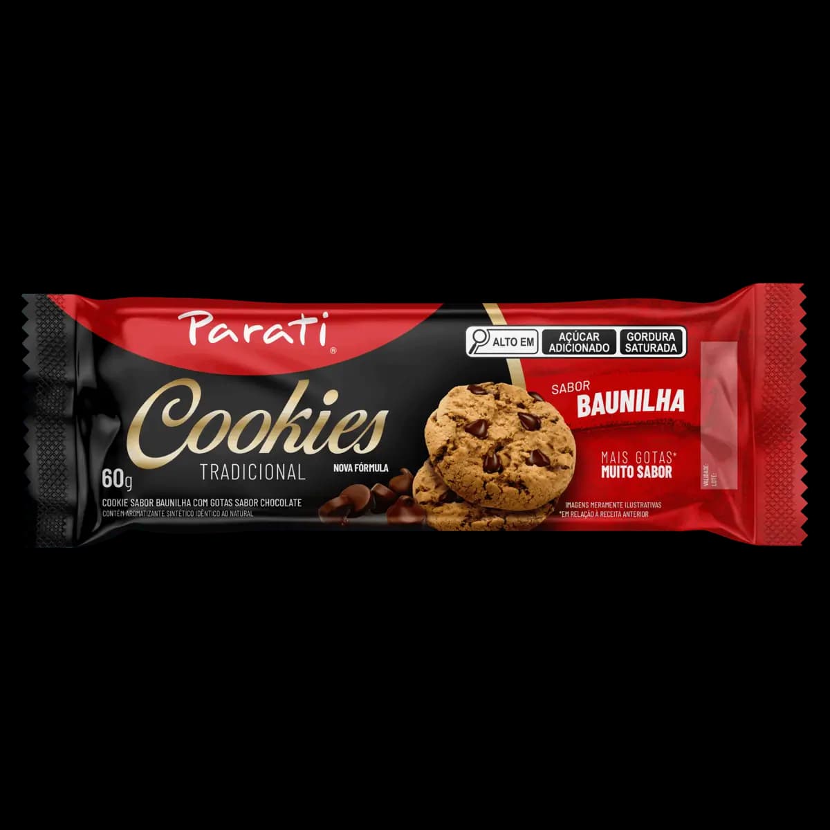 BISC PARATI COOKIE 60G BAUNILHA