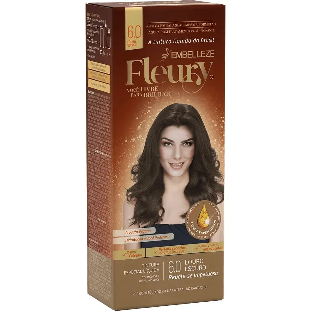 TINTURA FLEURY LOURO ESCURO 6.0