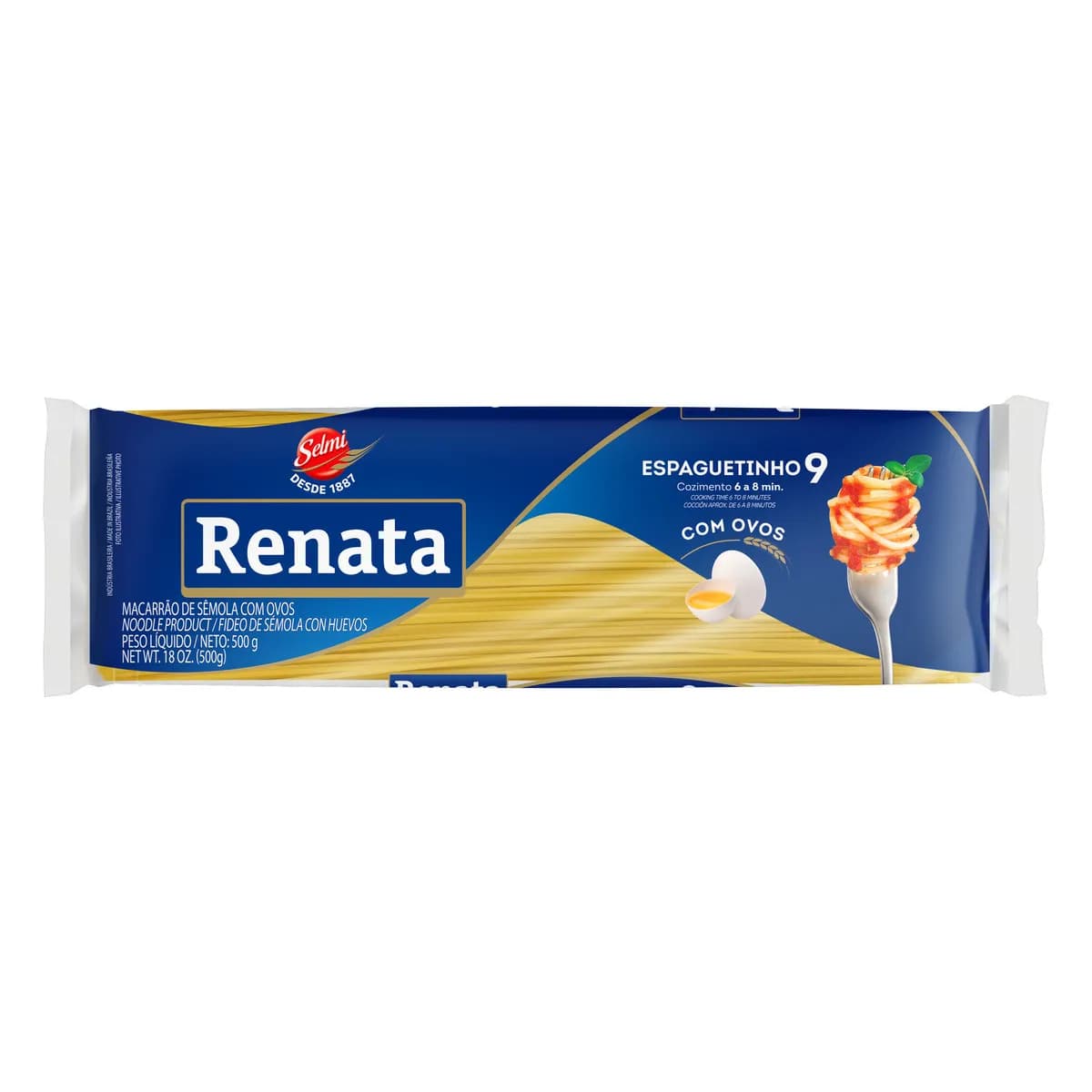 MACARRAO RENATA 500G ESPAGUETINHO 9