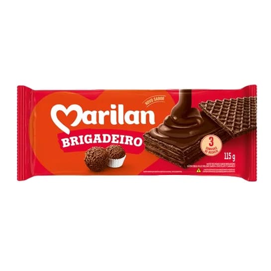 BISCOITO WAFER MARILAN 115G BRIGADEIRO