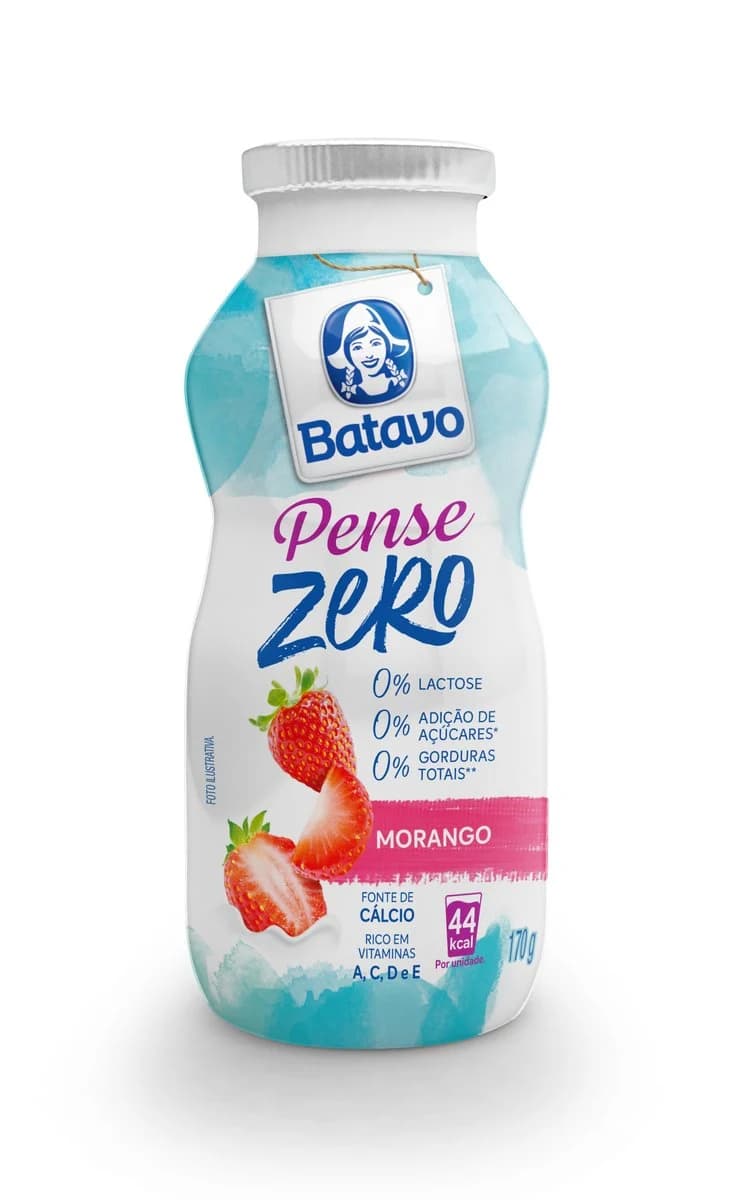 IOGURTE BATAVO 170G PENSE ZERO MORANGO