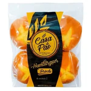 PAO DE HAMBURGUER CASA DO PAO 250G