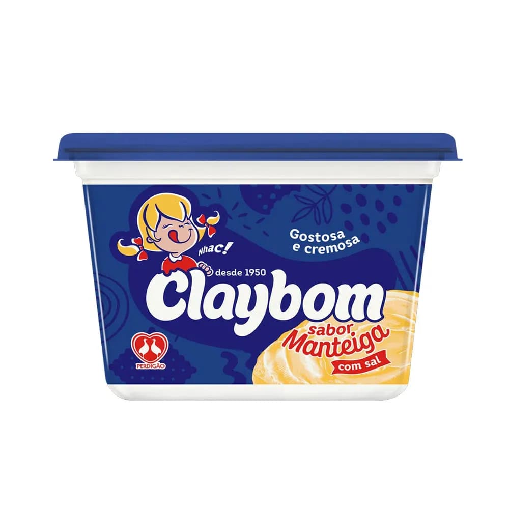 MARGARINA CLAYBOM SABOR MANTEIGA CSAL 500G