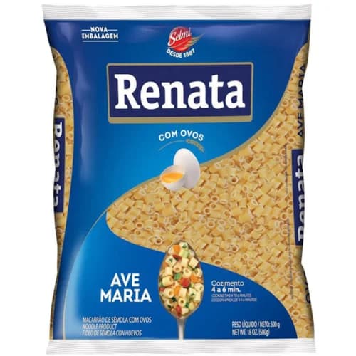 MACARRAO RENATA OVOS 500G AVE MARIA