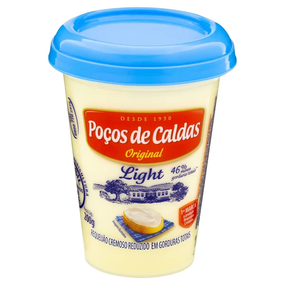 REQUEIJAO POCOS DE CALDA LIGHT 200G