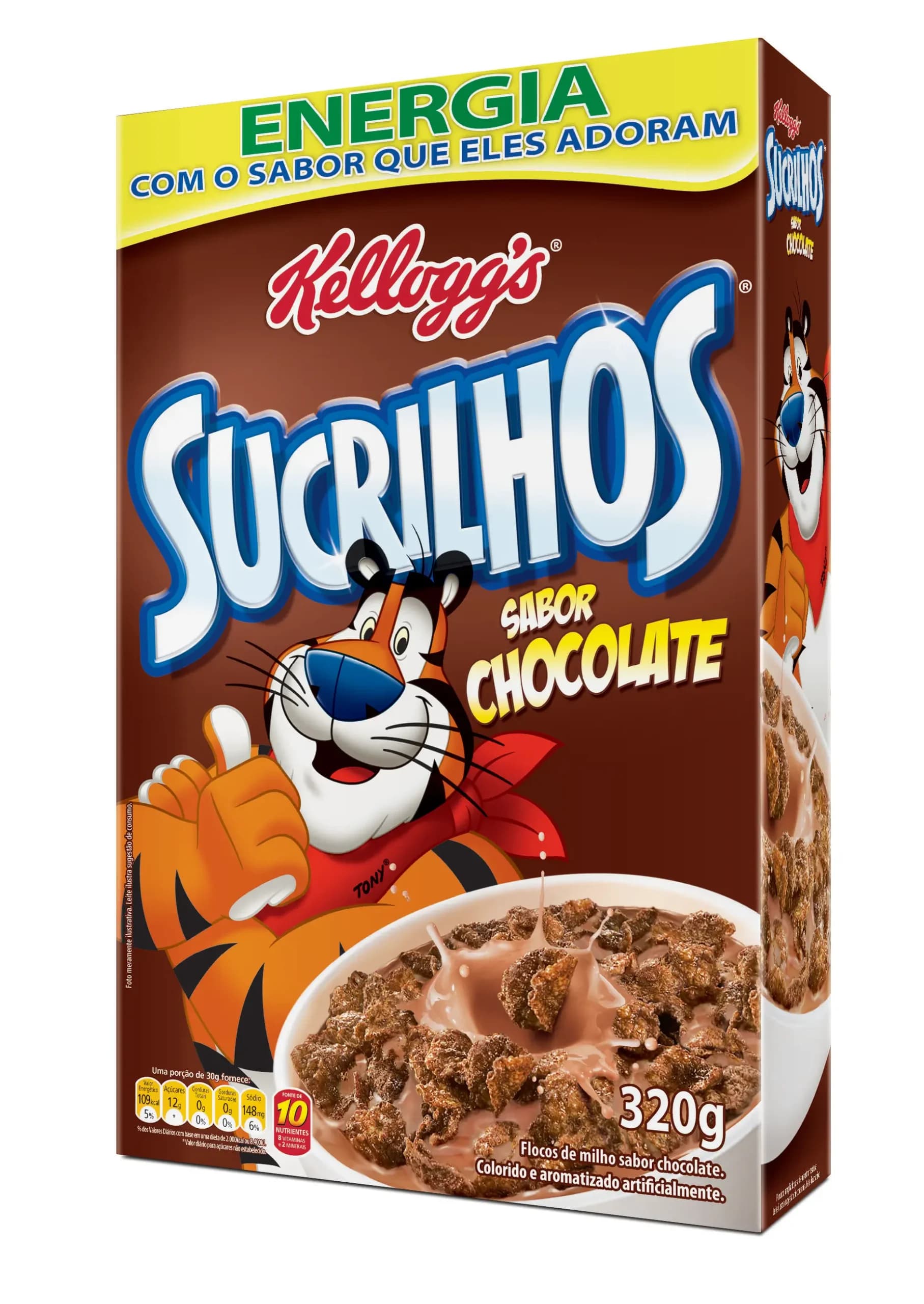 CEREAL KELLOGGS SUCRILHOS 320G CHOCOLATE