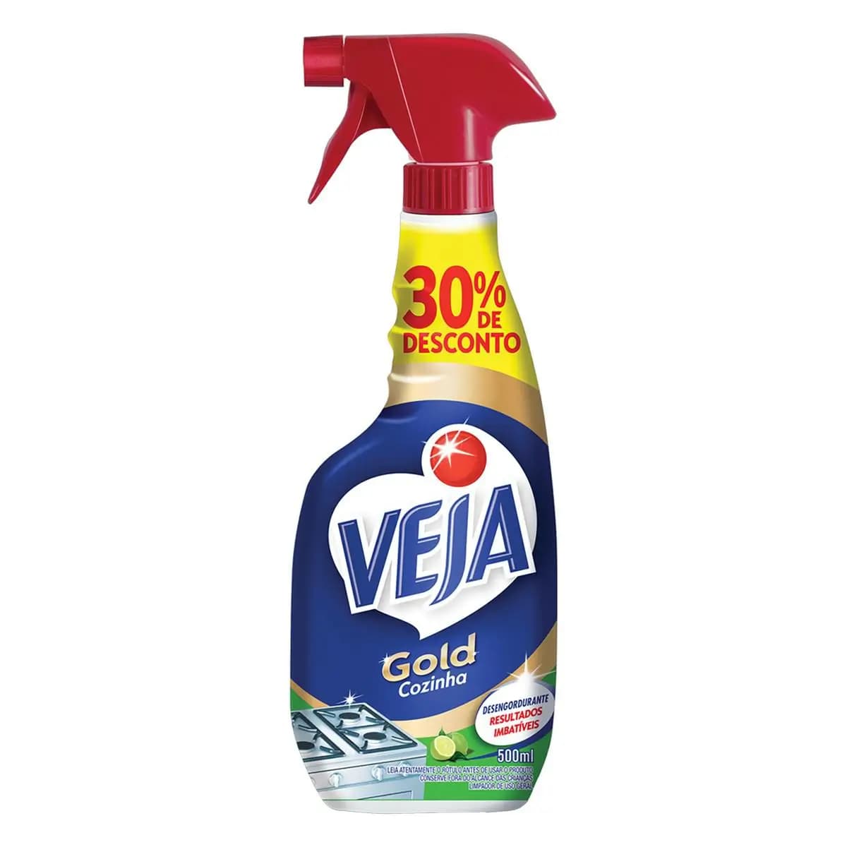 LIMPADOR VEJA DESENGORDURANTE GOLD PULV 500ML