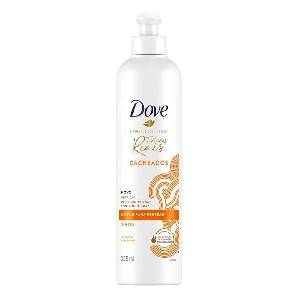 CREME PENTEAR DOVE 355ML TEXT REAIS CACHEADOS