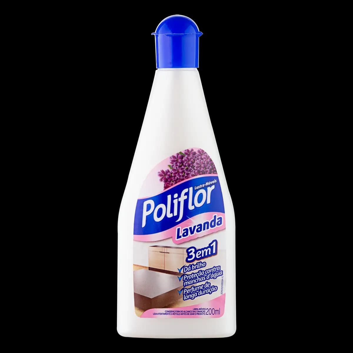 LUSTRA MOVEIS POLIFLOR 200ML LAVANDA
