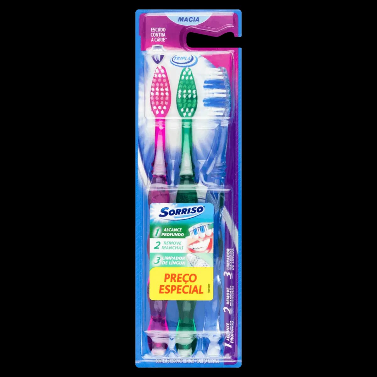 ESCOVA DENTAL SORRISO TP 123 3X1