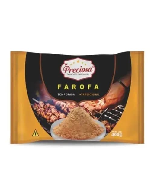 FAROFA TEMPERADA PRECIOSA 400G TRADICIONAL