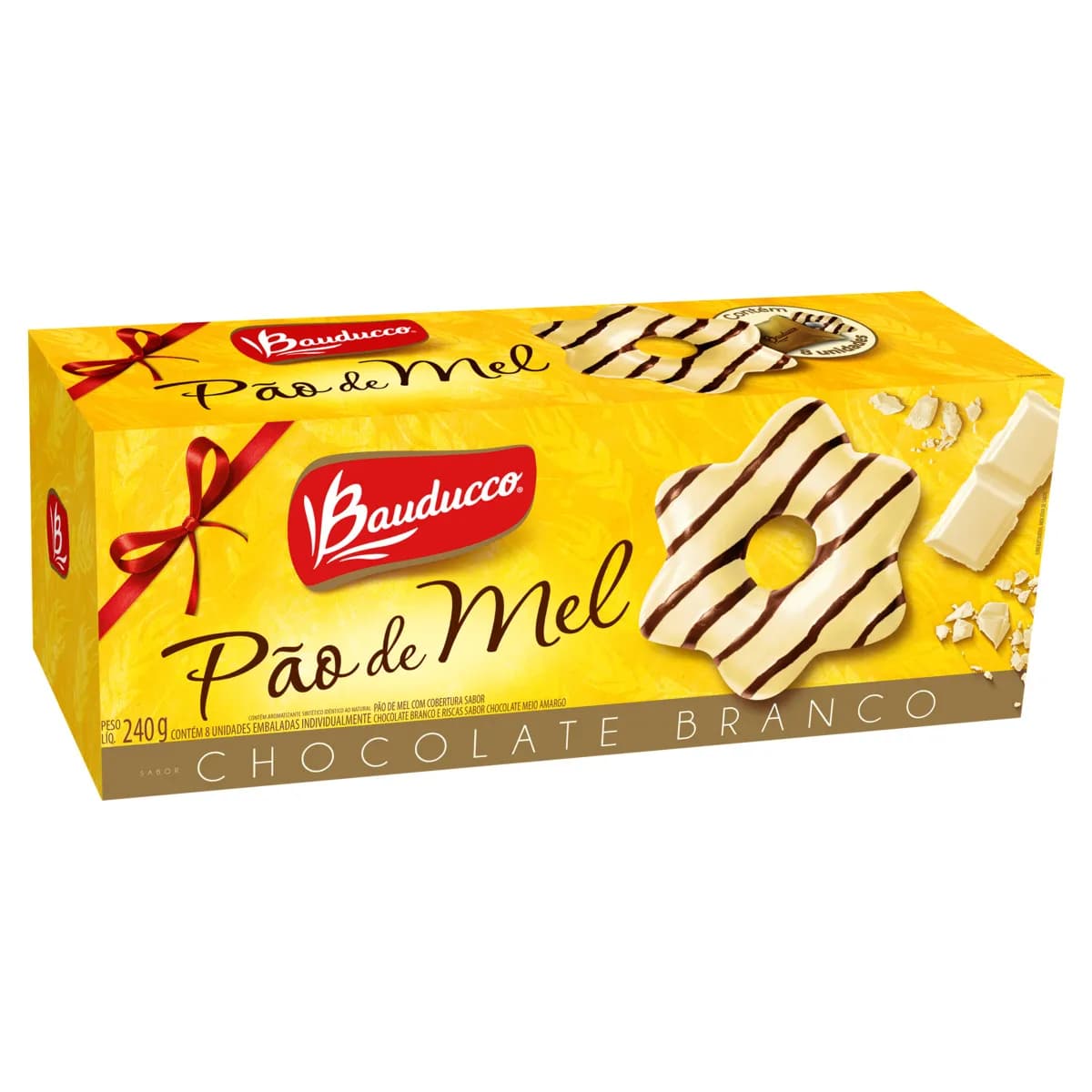PAO DE MEL BAUDUCCO CHOC BRANCO 240G