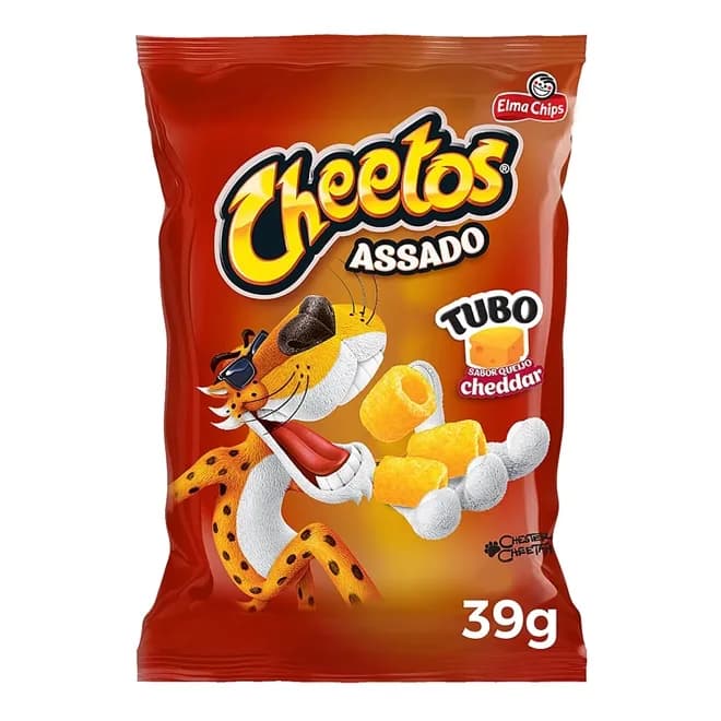 SALG ELMA CHIPS CHEETOS TUBO CHEDDAR 39G