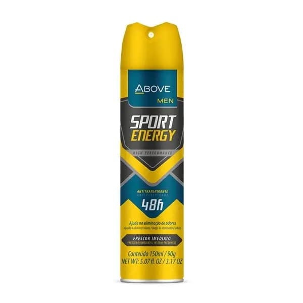 DESODORANTE AEROSOL ABOVE 150ML MEN SPORT ENERGY