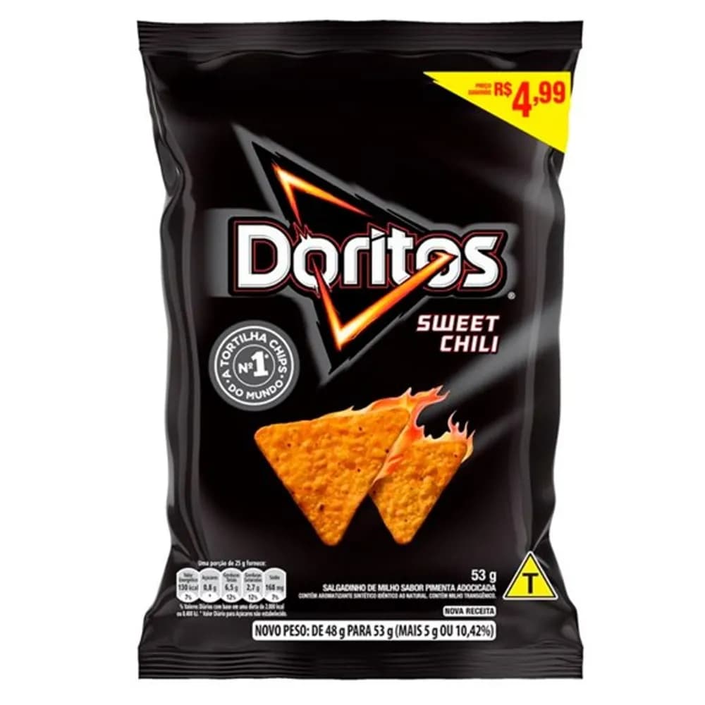 SALG ELMA CHIPS DORITOS 53G SWEET CHILI