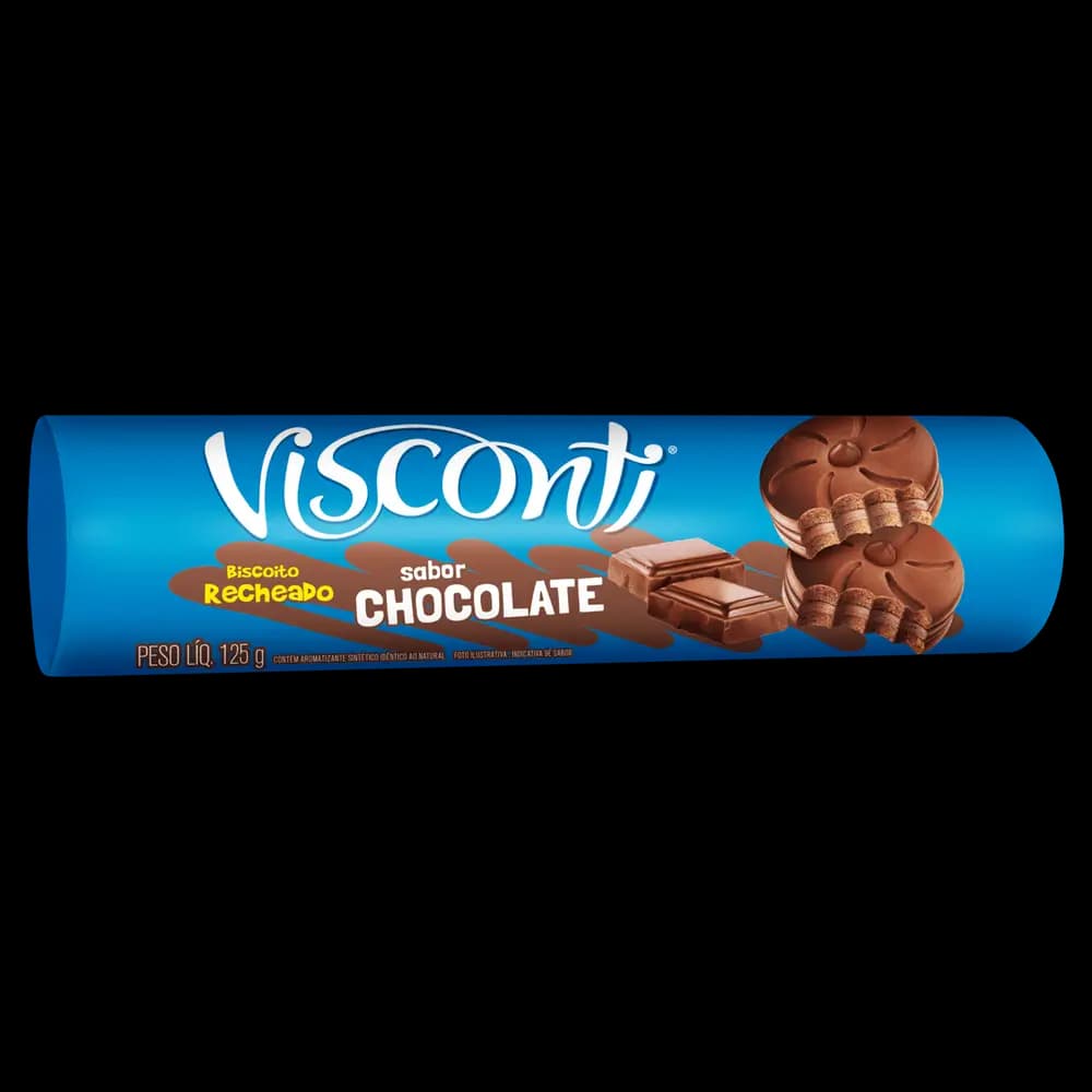 BISC RECH VISCONTI 125G CHOCOLATE