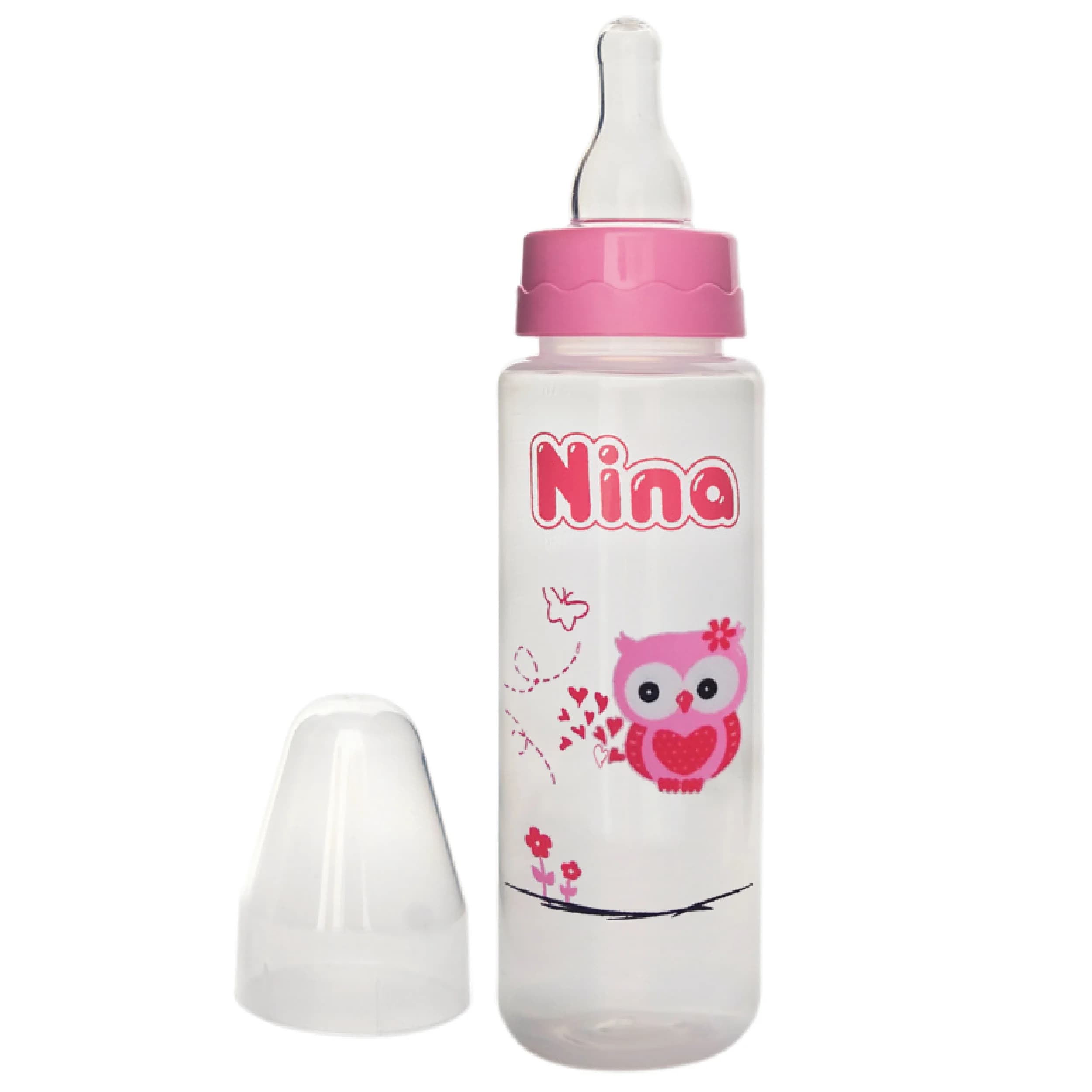 MAMADEIRA NINA CONV DEC ROSA 240ML