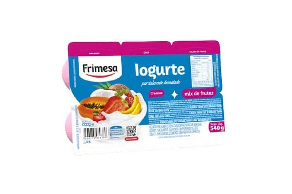 IOGURTE POLPA FRIMESA 540G FRUTAS BDJ