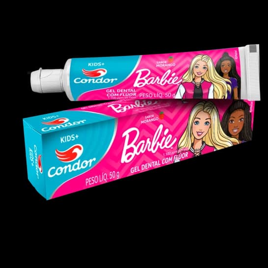 CREME DENTAL CONDOR 50G BARBIE MORANGO