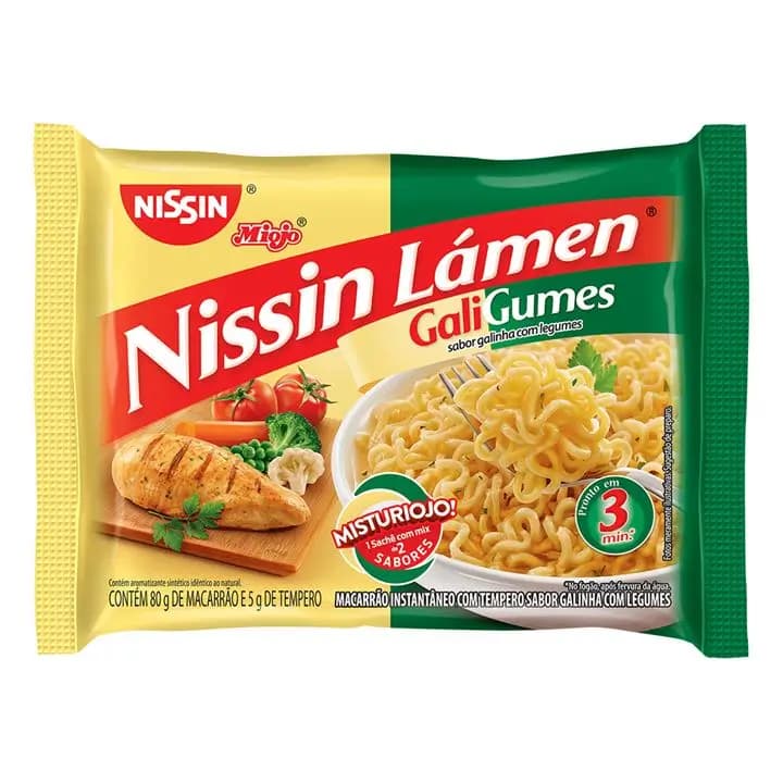 MACARRAO INSTANT NISSIN 85G GALIGUMES