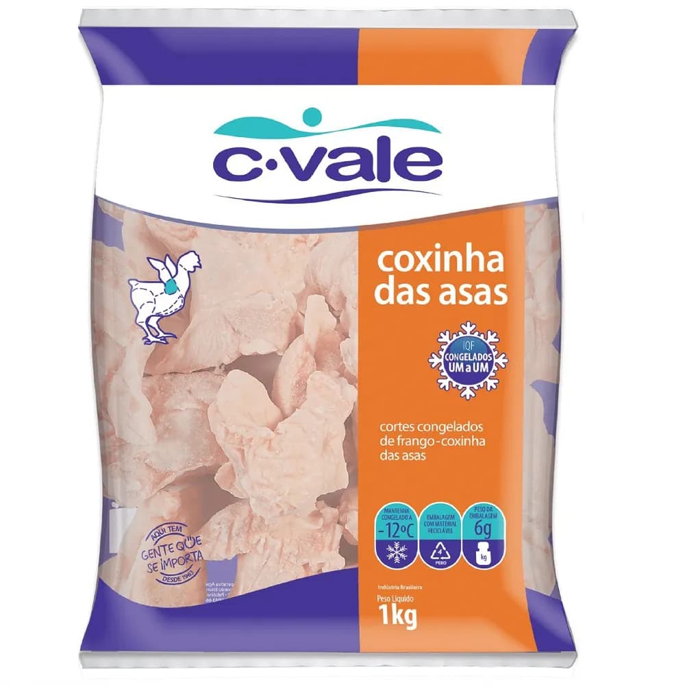 COXINHA DAS ASAS C VALE 1KG