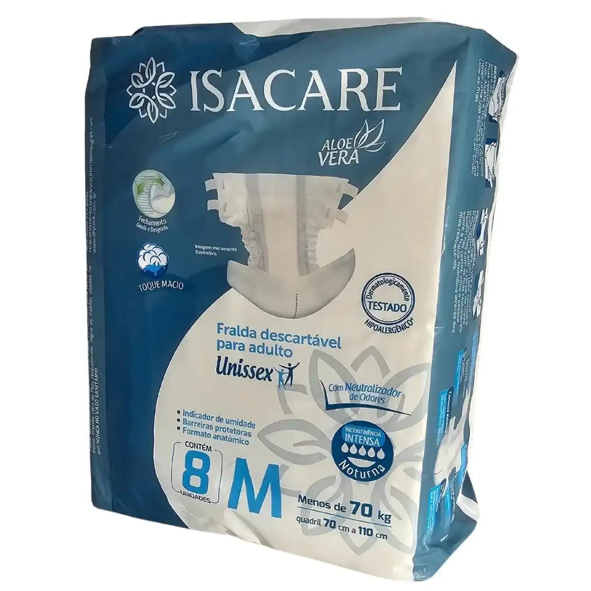 FRALDA DESC ISACARE ADULTO M C8