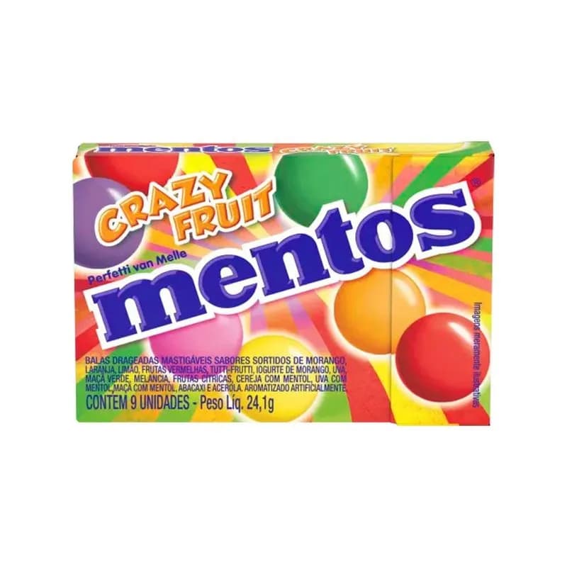 DROPS MENTOS 24,1G FRUIT