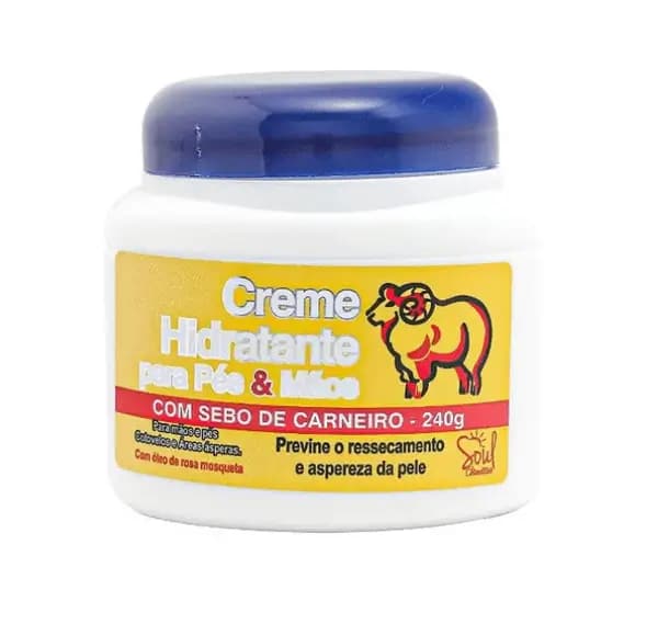 CREME HIDRATANTE SOUL 240G SEBO DE CARNEIRO