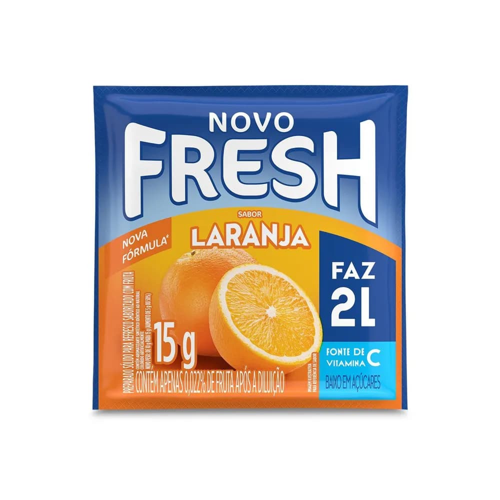 REFRESCO PO FRESH 15G LARANJA