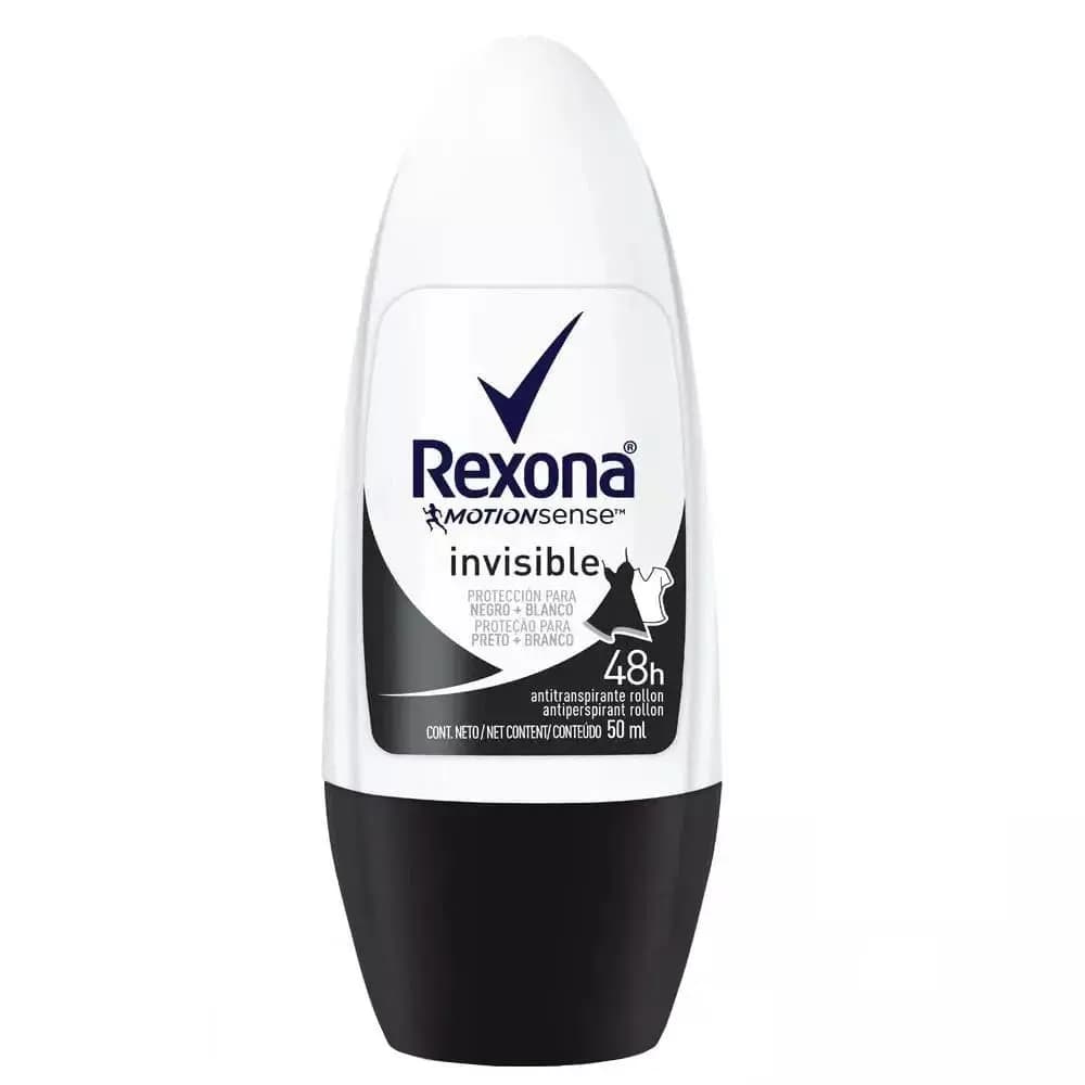 DESODORANTE ROLL ON REXONA 50ML INVISIBLE