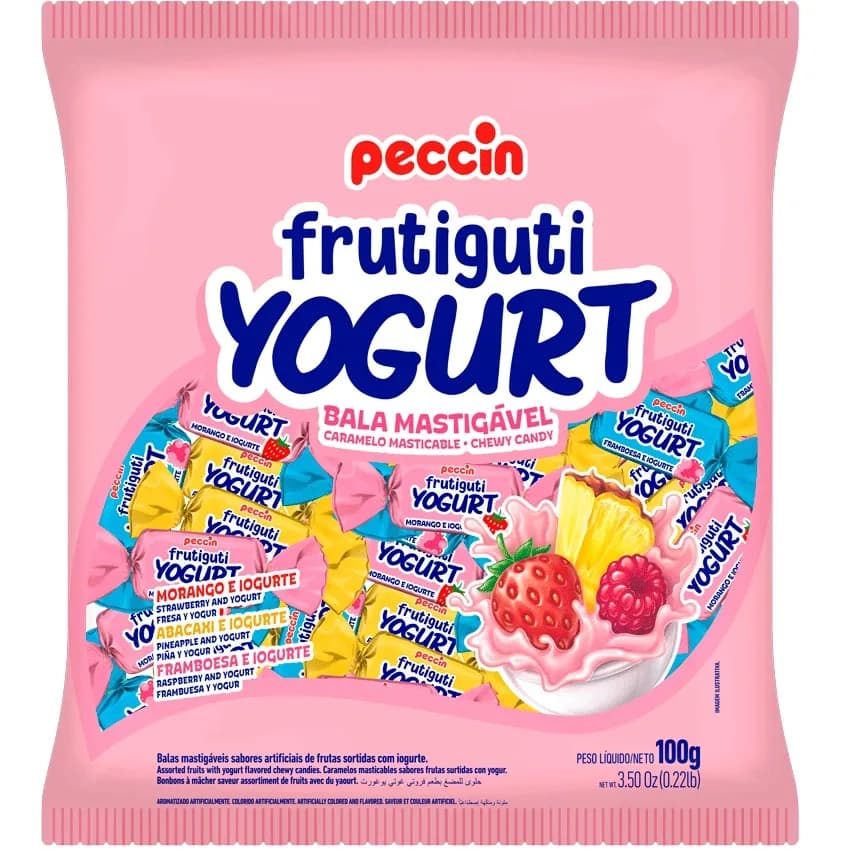 BALA MASTIG PECCIN FRUTIGUTI 100G YOGURT