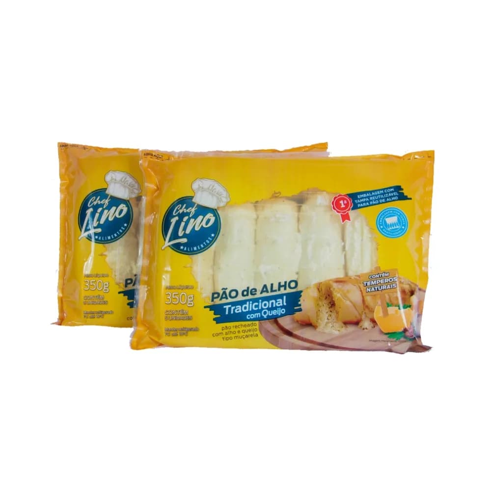PAO DE ALHO CHEF LINO 300G TRADICIONAL