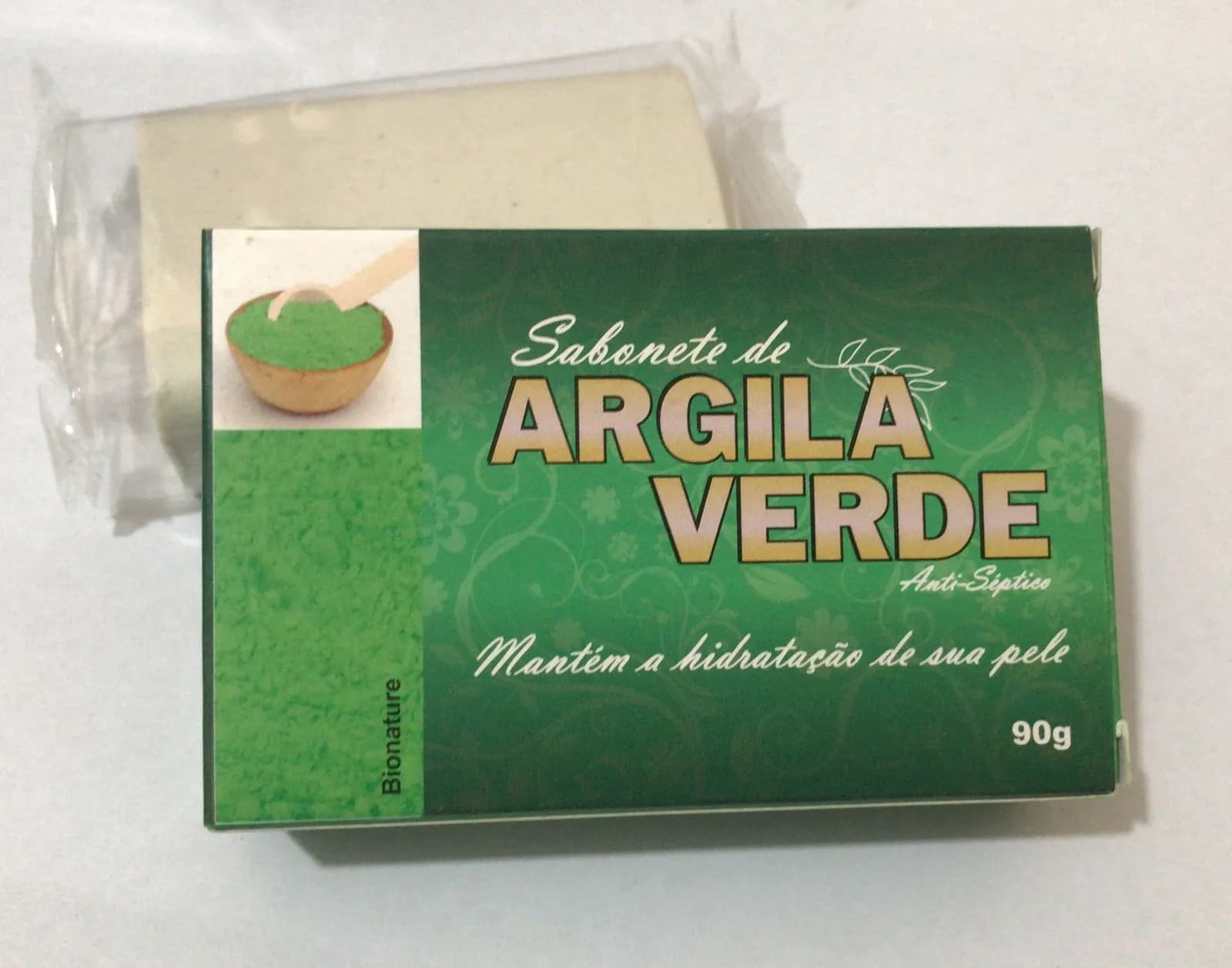 SABONETE BARRA 90G ARGILA VERDE